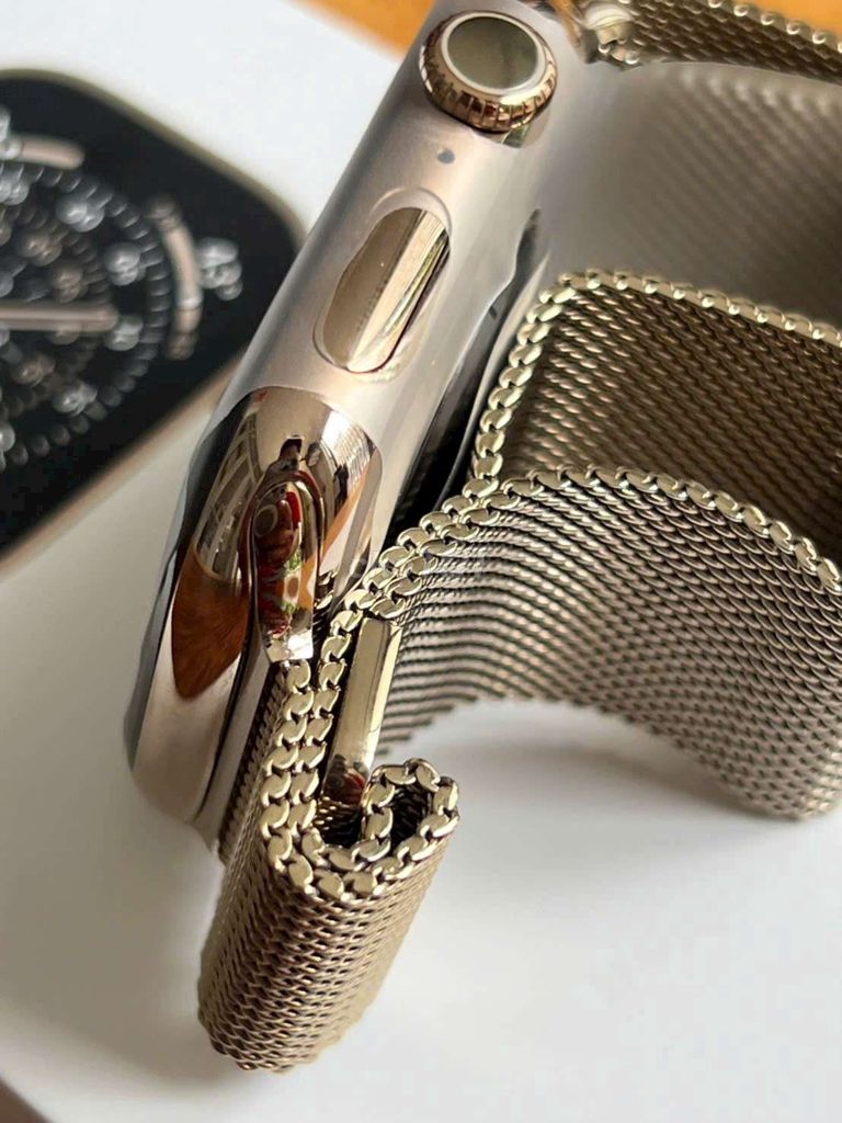 😊 CỤT... ZÀNG - NEW- ESIM TITANIUM 10 GOLD 46MM. Mua bán Thiết bị đeo thông minh tại Quận Tân Phú Tp Hồ Chí Minh được đăng bởi Nguyễn Thanh Thùy hình 1