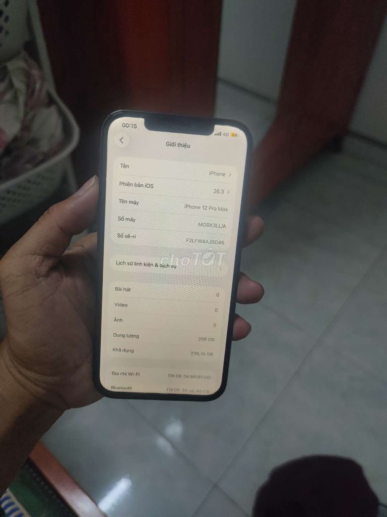 Apple iPhone 12 Pro Max 256GB. Mua bán Điện thoại tại Thị xã Phú Mỹ Bà Rịa - Vũng Tàu được đăng bởi hữu tài hình 1