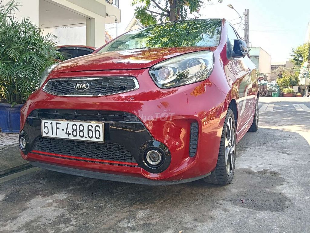 Bán Kia Morning 2017 Si 1.25 AT Bản Đỏ Đen. Mua bán Ô tô tại Thành phố Thủ Dầu Một Bình Dương được đăng bởi Trieu Nguyen hình 3