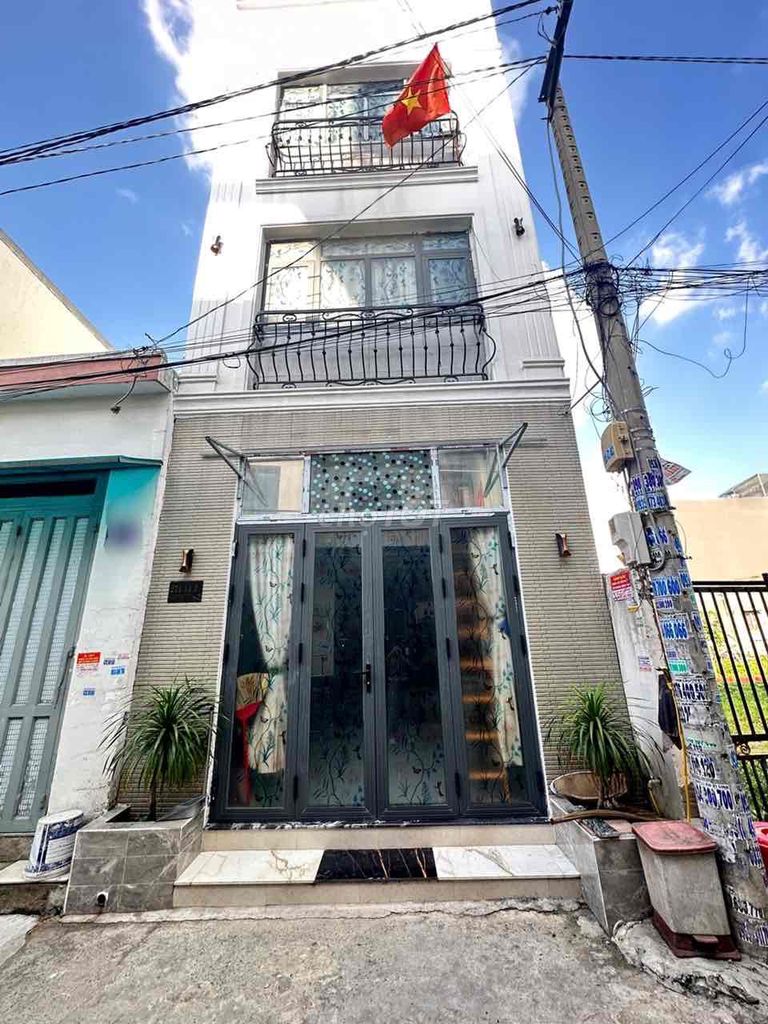 🏡 NHÀ ĐÚC 3 TẦNG BTCT – HXH – NGAY CHỢ HIỆP THÀNH – 4,399 TỶ