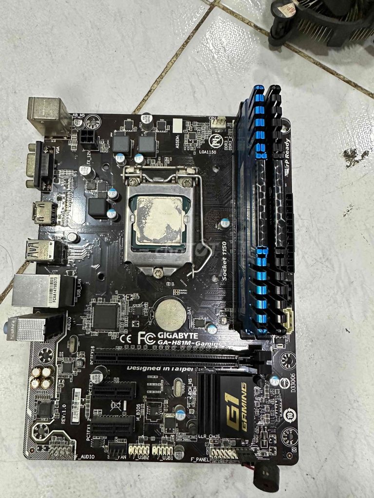 Mainboard Gigabyte H81 Gaming 3 + i5 4460 + Ram 8G. Mua bán Linh kiện (RAM, Card...) tại Quận Tân Bình Tp Hồ Chí Minh được đăng bởi Thành linh kiện máy tính zin theo máy hình 1