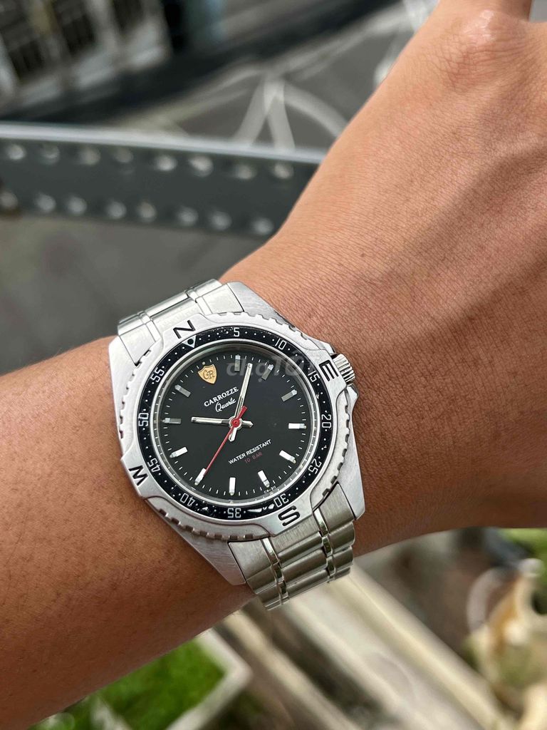 Đồng hồ Carrozze niềng xoay cool ngầu nam tính. Mua bán Đồng hồ tại Quận 8 Tp Hồ Chí Minh được đăng bởi Tuấn Nguyễn hình 1