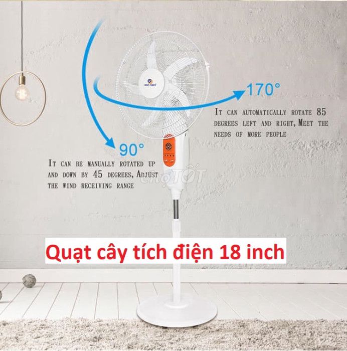 Quạt cây tích điện 18 inch hãng Easy Power EP-361