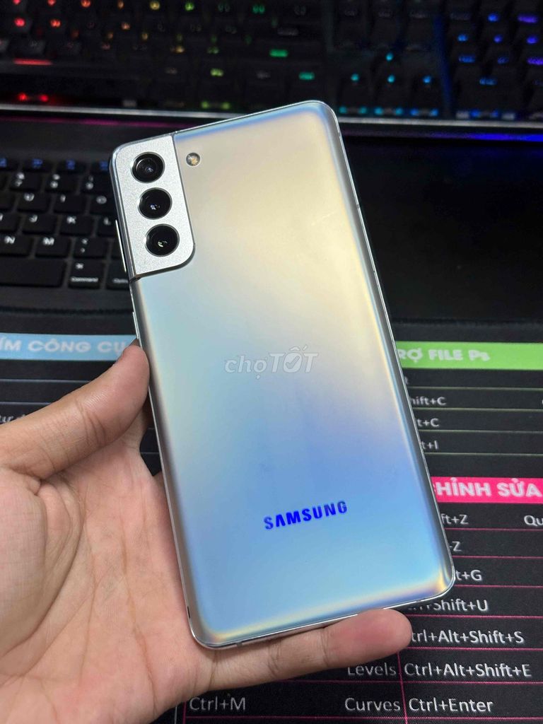 Samsung Galaxy S21+ 5G Bạc. Mua bán Điện thoại tại Thành phố Bảo Lộc Lâm Đồng được đăng bởi Bunny  hình 1