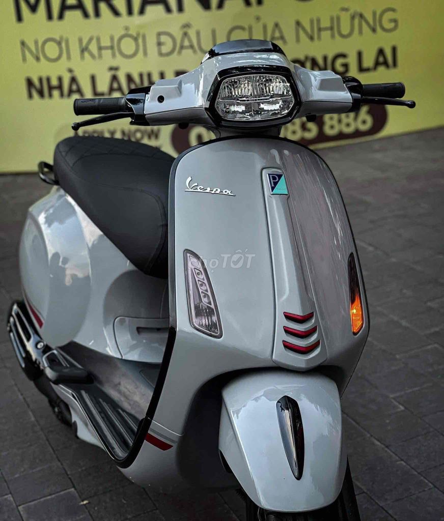 Vespa Sprint 125 2017 Xám Đen Biển Đẹp