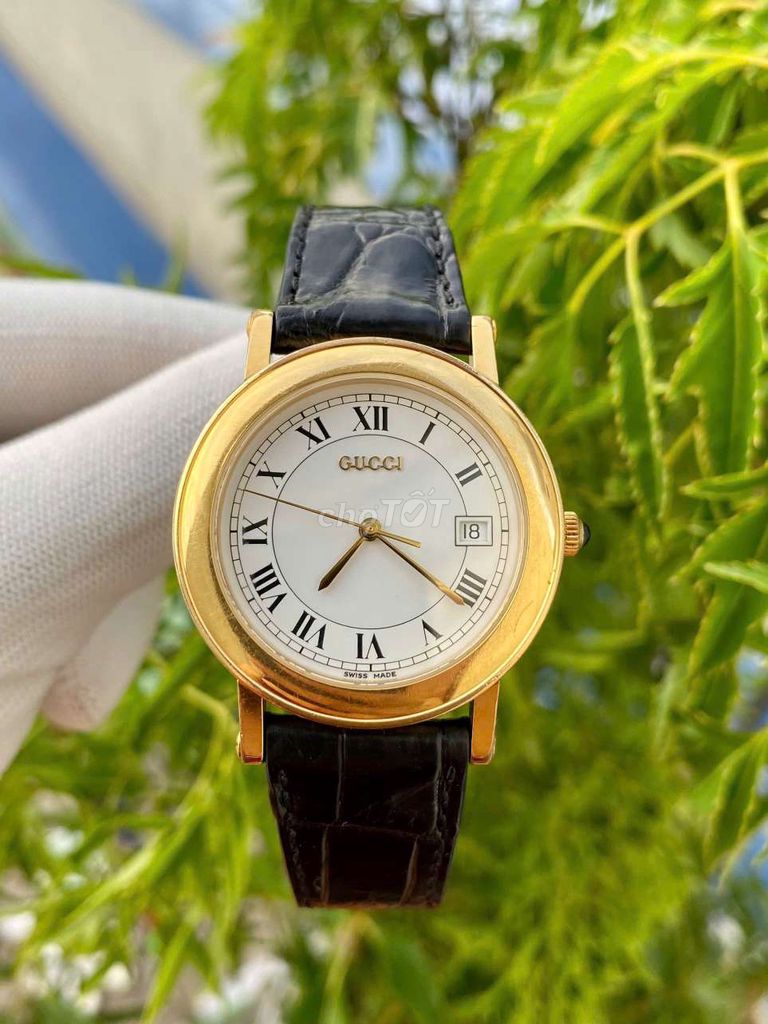 Đồng hồ Gucci 7200M Vỏ vàng 34MM. Mua bán Đồng hồ tại Huyện Thuỷ Nguyên Hải Phòng được đăng bởi Kim Huệ  hình 1