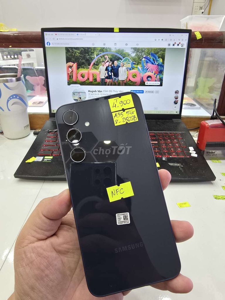 Samsung A35 5G - 256GB. Mua bán Điện thoại tại Thành phố Long Xuyên An Giang được đăng bởi Facebook Cầm Đồ Thúy Vân hình 1