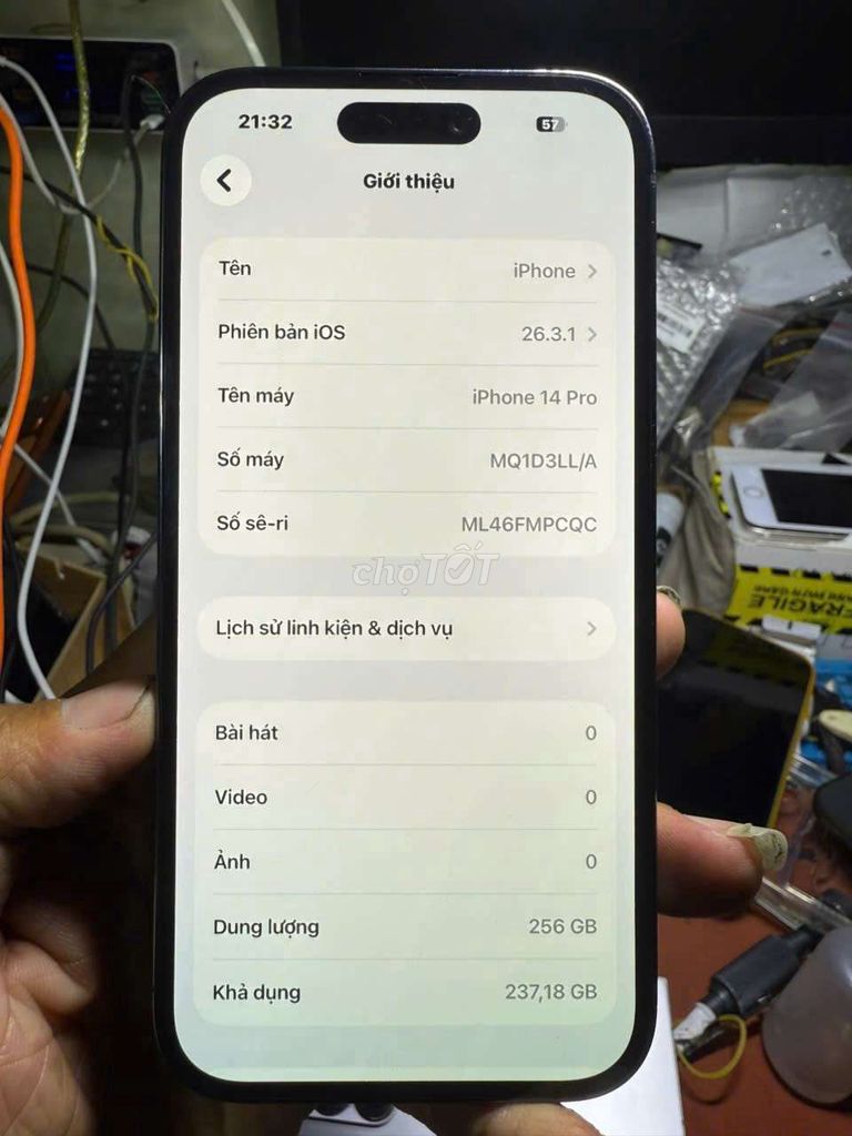 iPhone 14 Pro 256GB quốc tế giá tốt. Mua bán Điện thoại tại Quận 8 Tp Hồ Chí Minh được đăng bởi Thiên Hòa mobile  hình 1