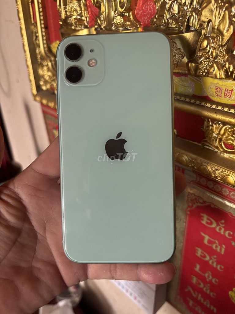 Apple iPhone 11 128GB máy không nhận sim. Mua bán Điện thoại tại Thành phố Thuận An Bình Dương được đăng bởi Ấhhahhaha hình 1
