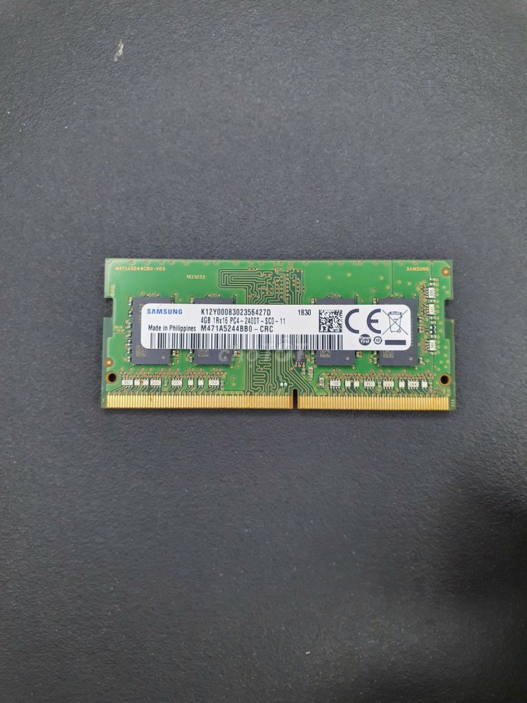 RAM Samsung DDR4 4GB 2400MHz. Mua bán Linh kiện (RAM, Card...) tại Quận Hai Bà Trưng Hà Nội được đăng bởi Hoàng Vũ hình 1