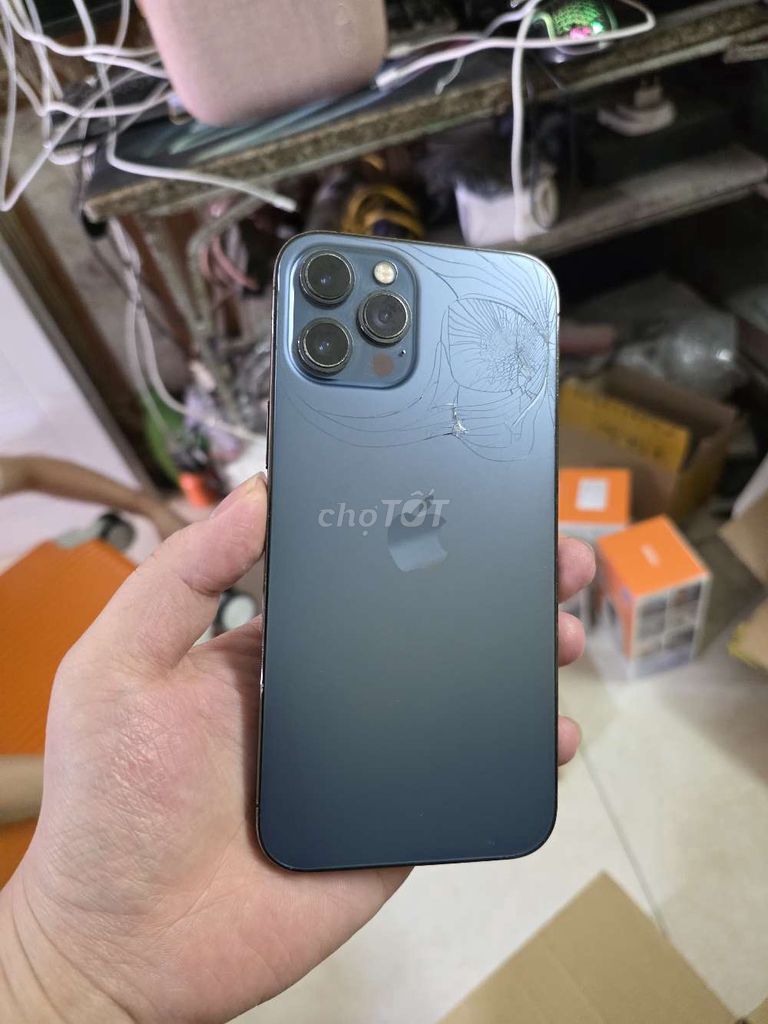 iPhone 12 Pro Max 256GB Xanh. Mua bán Điện thoại tại Huyện Ý Yên Nam Định được đăng bởi TL shop hình 1