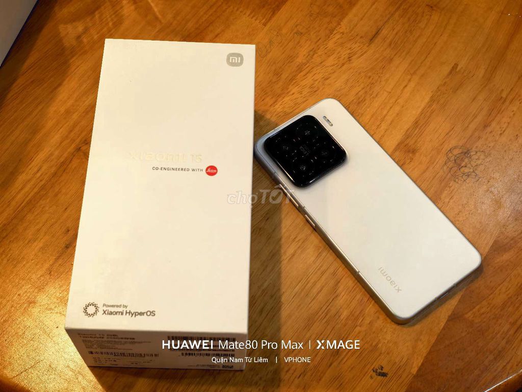 Xiaomi 15 12GB/256GB Trắng 99%. Mua bán Điện thoại tại Quận Nam Từ Liêm Hà Nội được đăng bởi Quốc Việt hình 1