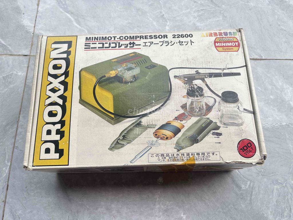 Sơn airbrush Proxxon fullnox. Mua bán Đồ chuyên dụng, Giống nuôi trồng tại Huyện Chợ Mới An Giang được đăng bởi Ve chai Nhật bãi Lưu Mạnh Tử hình 1