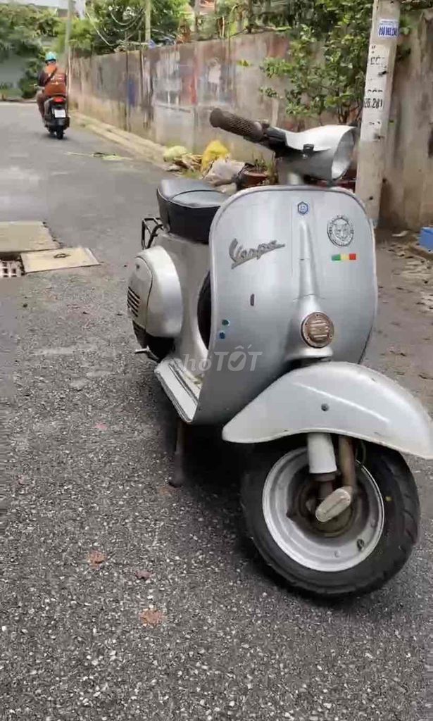 Piaggio Vespa Smallframe 100, серебристый