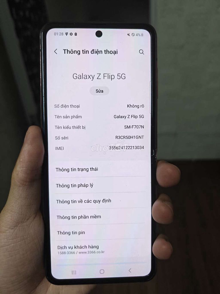 Samsung Galaxy Z Flip 5G bản 8/256GB Đồng. Mua bán Điện thoại tại Quận Kiến An Hải Phòng được đăng bởi Kiên Máy Cỏ hình 1
