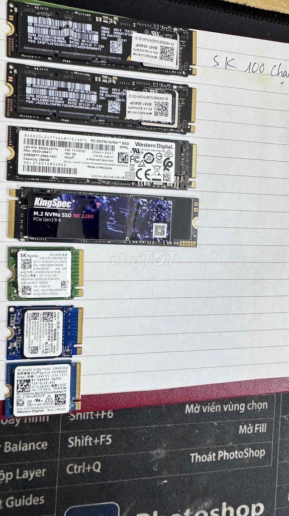 Ổ SSD NVME CHUẨN HÃNG BÓC MÁY NHƯ MỚI. Mua bán Linh kiện (RAM, Card...) tại Quận Đống Đa Hà Nội được đăng bởi Laptop33B hình 1