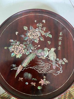 đĩa gỗ khảm ốc. Mua bán Đồ sưu tầm, đồ cổ tại Quận Hà Đông Hà Nội được đăng bởi Anh ha