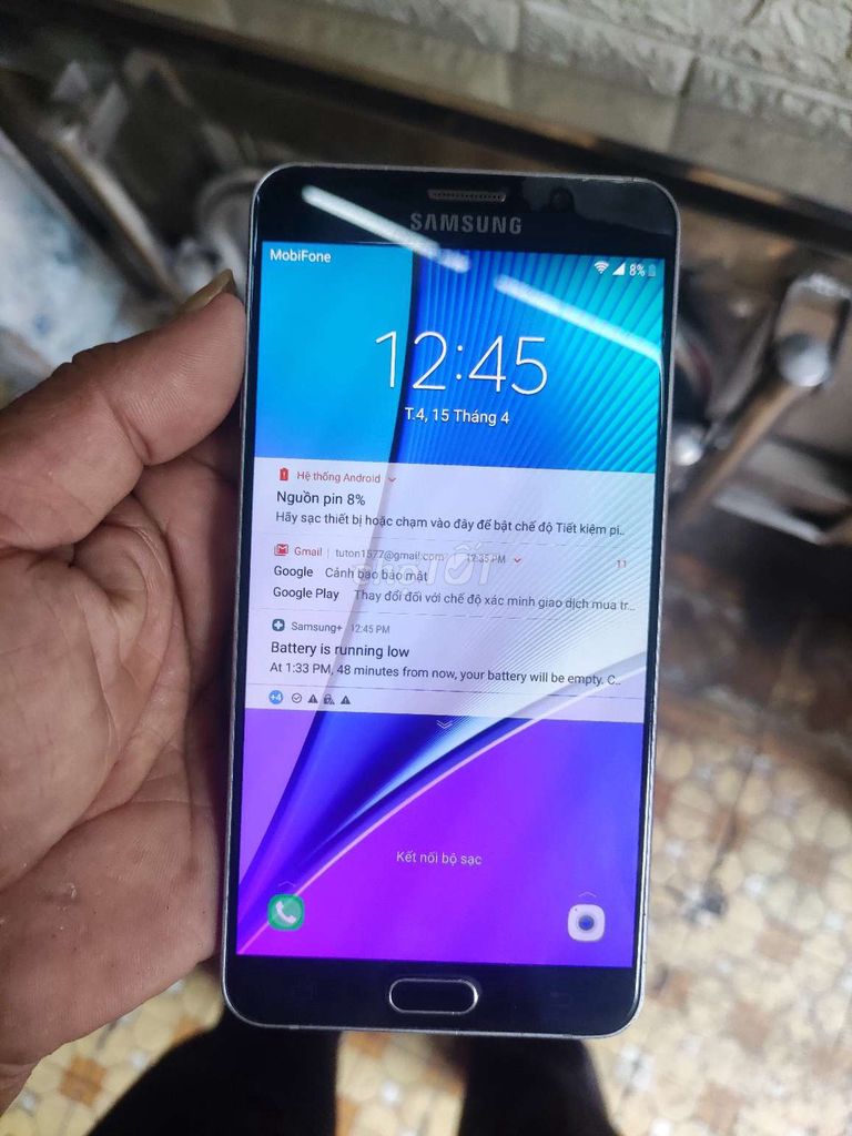 Samsung Galaxy Note 5 Zin Sony Vân Tay Mới . Mua bán Điện thoại tại Quận 3 Tp Hồ Chí Minh được đăng bởi Thúy Hoàng  hình 1