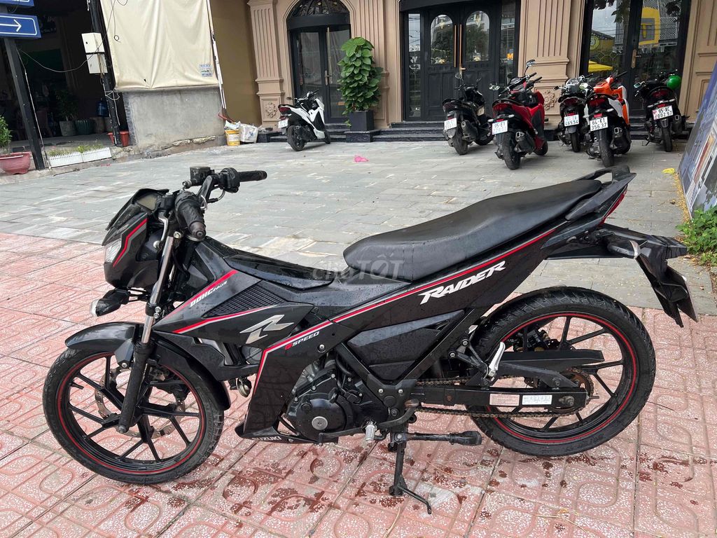 Suzuki Raider 2018 Đen Côn tay. Mua bán Xe máy tại Quận Cái Răng Cần Thơ được đăng bởi Cường Nguyễn  hình 2