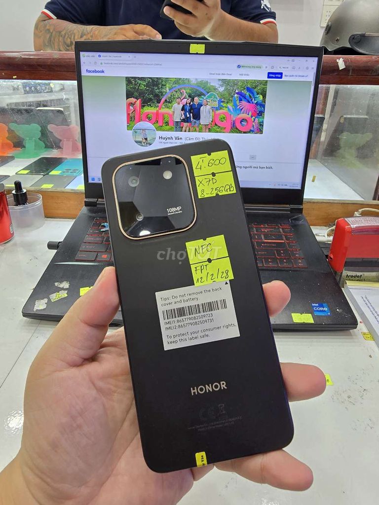 Honor X7D 8GB 256GB. Mua bán Điện thoại tại Thành phố Long Xuyên An Giang được đăng bởi Facebook Cầm Đồ Thúy Vân hình 1