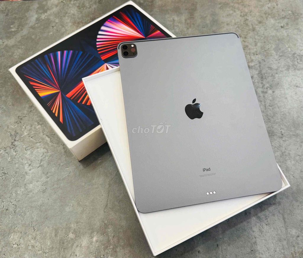 IPAD PRO M1 12.9in GRAY 128G FULLBOX KENG ĐẸP