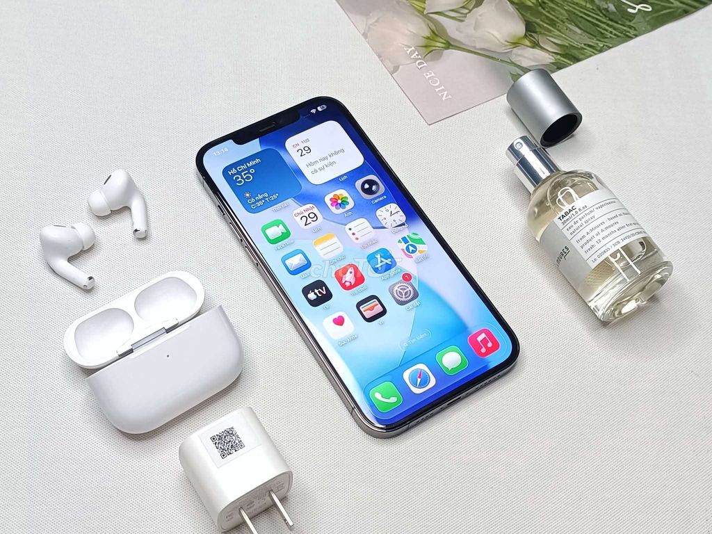 iPhone 12 Pro Max 256GB nguyên zin bh 3th ạ. Mua bán Điện thoại tại Thành phố Long Xuyên An Giang được đăng bởi Trung Mobile  hình 1