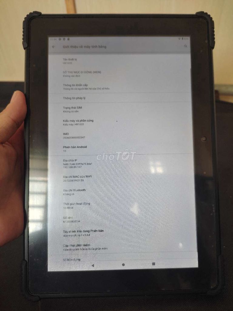 Máy tính bảng Android 10 inch Đen. Mua bán Máy tính bảng tại Huyện Long Hồ Vĩnh Long được đăng bởi Văn Đảm hình 1