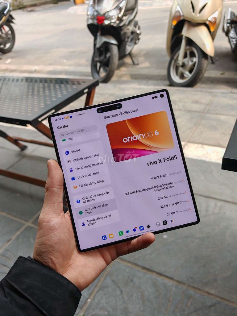 Vivo Xfold 5 256GB Trắng. Mua bán Điện thoại tại Quận Ba Đình Hà Nội được đăng bởi Nguyễn Thanh Sơn hình 1