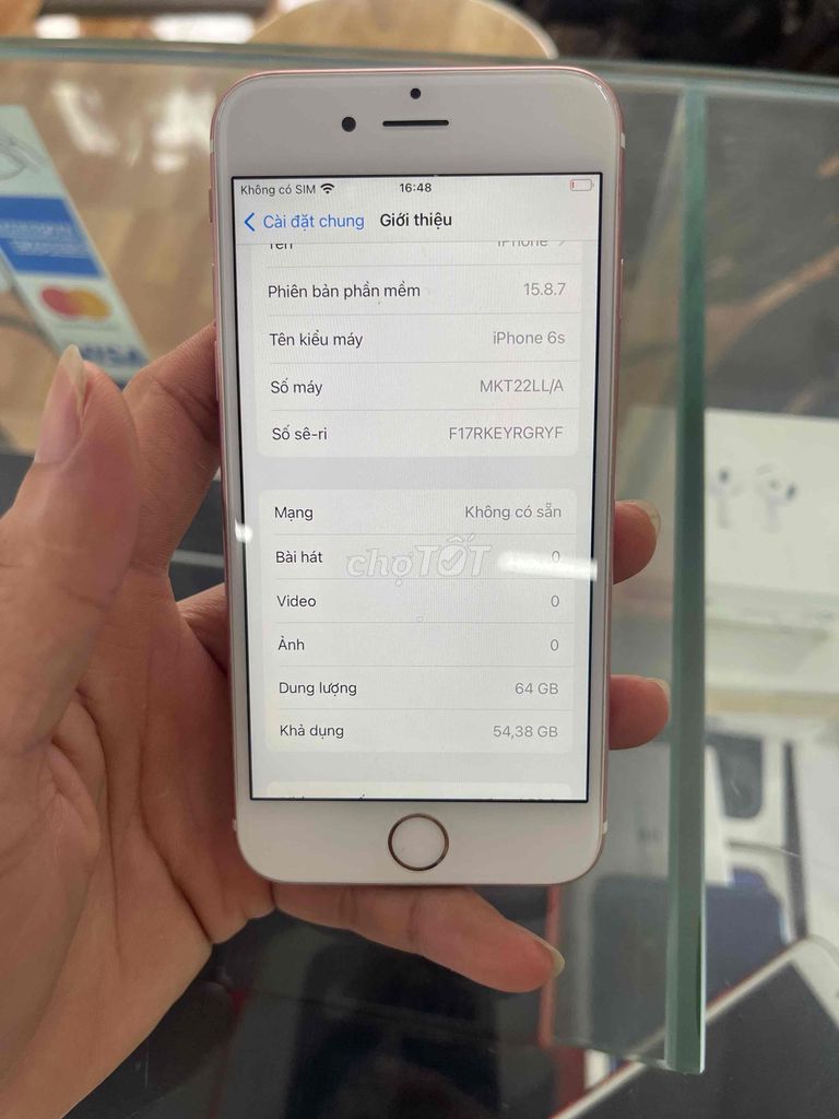 Apple iPhone 6s 64GB Hồng. Mua bán Điện thoại tại Quận Bình Thạnh Tp Hồ Chí Minh được đăng bởi Đông Mobile hình 1