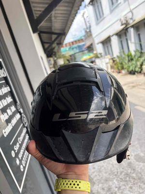 Nón bảo hiểm LS2 OF590 màu đen size XL