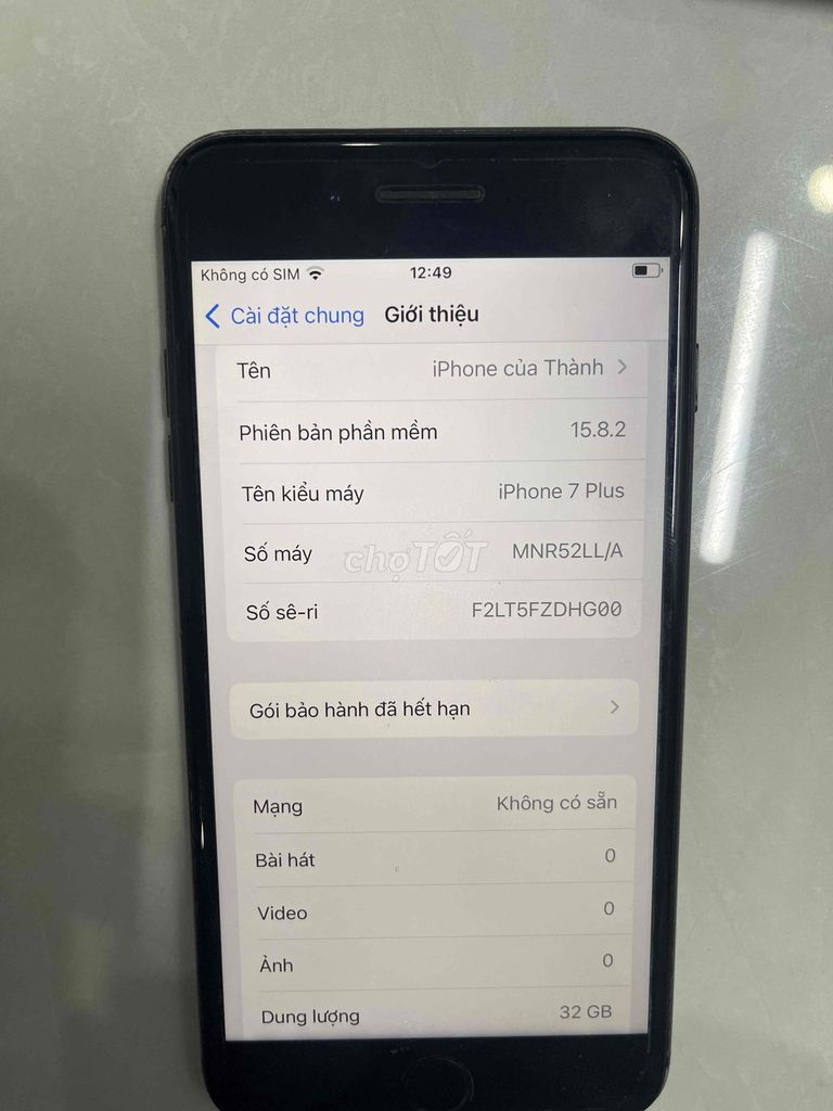 Iphone 7 plus - 32gb - đã qua sử dụng