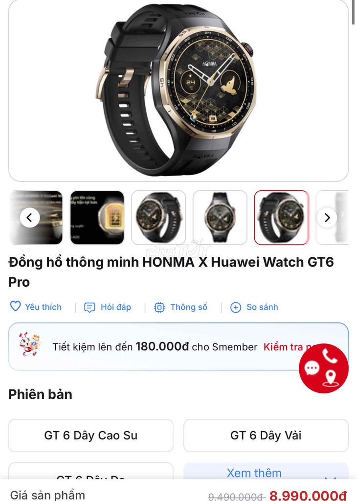 Huawei GT6 Pro HonMa Đen. Mua bán Thiết bị đeo thông minh tại Quận Cẩm Lệ Đà Nẵng được đăng bởi Huawei Chính Hãng Đà Nẵng zz Mua và Bán Đồng Hồ Mới Cũ zz  hình 1