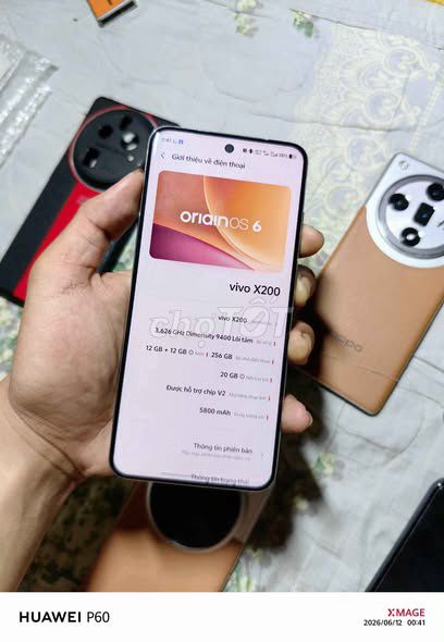 Vivo X200 Dymensity 9400 12GB/256GB 98%. Mua bán Điện thoại tại Quận 5 Tp Hồ Chí Minh được đăng bởi Hội Đồ Điện Tử hình 1