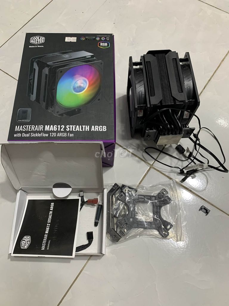 Tản nhiệt Cooler Master MA612 Stealth ARGB Đen. Mua bán Phụ kiện (Màn hình, Chuột...) tại Quận 7 Tp Hồ Chí Minh được đăng bởi Tiến Hoàng hình 1