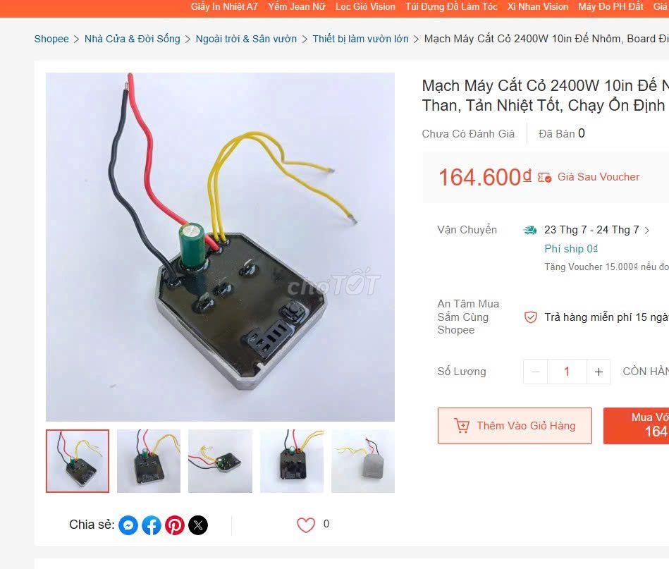mạch máy mài tụ lơn 1000uf, máy cắt dùng pin 21voL. Mua bán Đồ chuyên dụng, Giống nuôi trồng tại Thành phố Dĩ An Bình Dương được đăng bởi hàng mới thanh lý 1 nữa giá hình 1