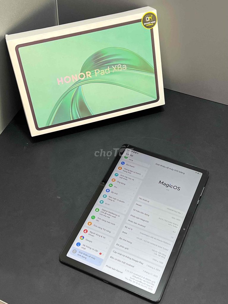 Honor Pad X8a 4GB/128GB Xám 99%. Mua bán Máy tính bảng tại Quận Gò Vấp Tp Hồ Chí Minh được đăng bởi Quang Minh Mobile  hình 1