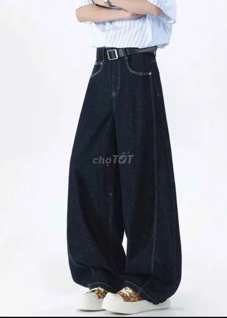 Quần jean Godmother Unisex Denim ống cong Sz 2. Mua bán Quần áo tại Huyện Phú Xuyên Hà Nội được đăng bởi LanAnh Nguyễn hình 1