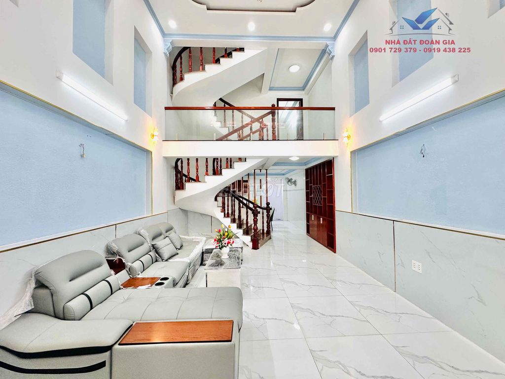 Giảm 300 triệu nhà 4.5m x 17m xây 3.5 tầng đường Trung Mỹ Tây 19 Q12 - ảnh 4
