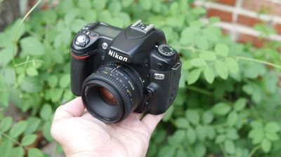 (MÁY ẢNH KTS)📷#Nikon #D80 kèm lens 50mm 1.8D khá