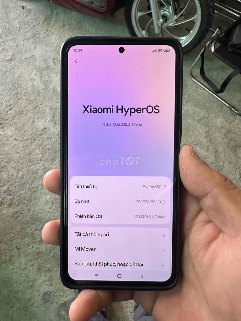 Xiaomi Redmi K50 12GB/256GB Xanh lá. Mua bán Điện thoại tại Quận Bình Tân Tp Hồ Chí Minh được đăng bởi Anh Tuấn hình 1