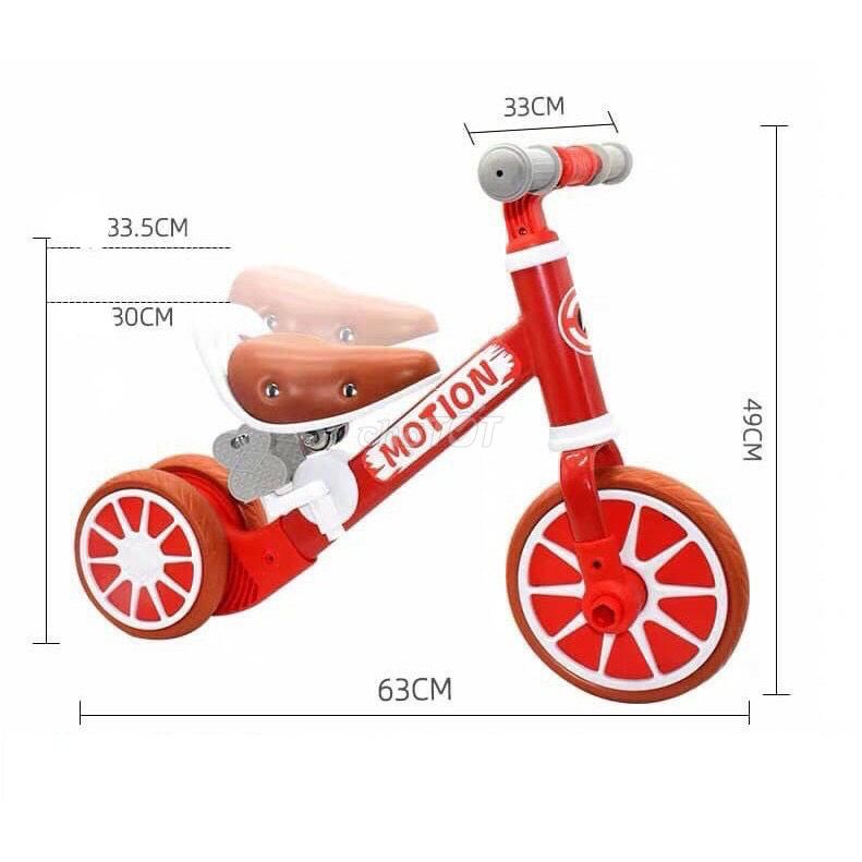 0944220220 - Xe chòi chân kết hợp xe đạp Motion new 100%