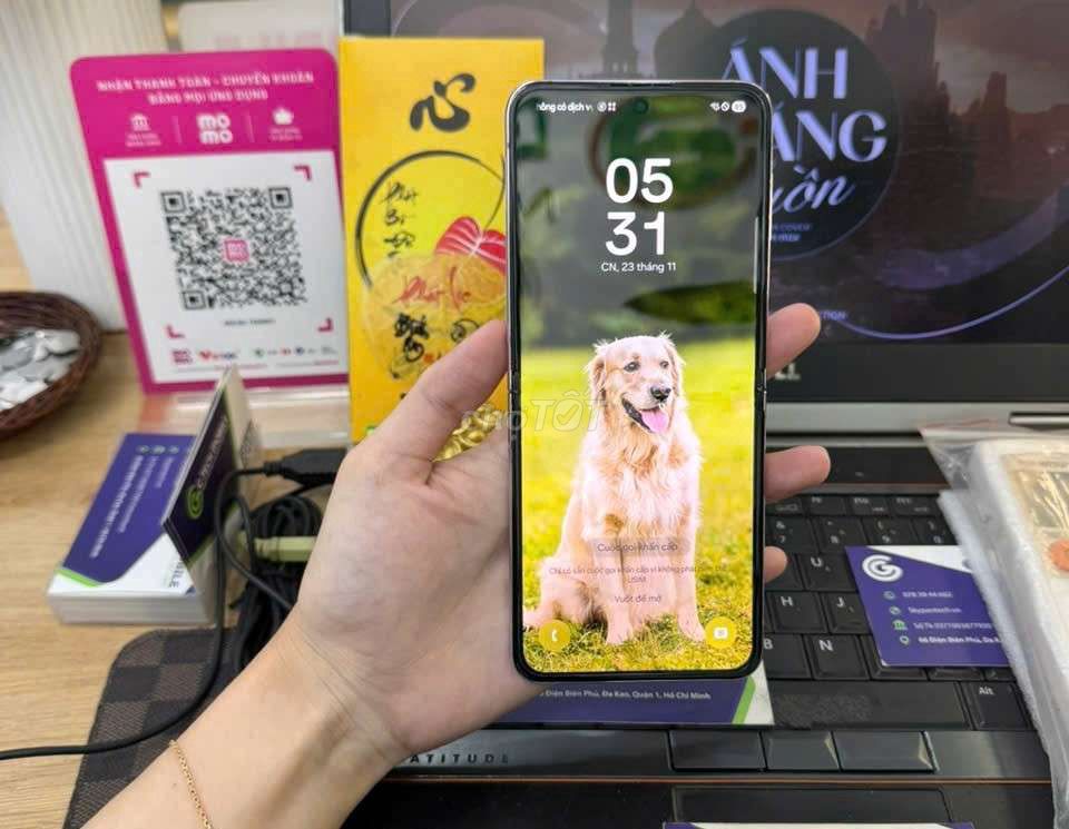 Z Flip5 Tím 256GB____2sim zin đẹp có ship. Mua bán Điện thoại tại Thành phố Thủ Đức Tp Hồ Chí Minh được đăng bởi Minh phương hình 1