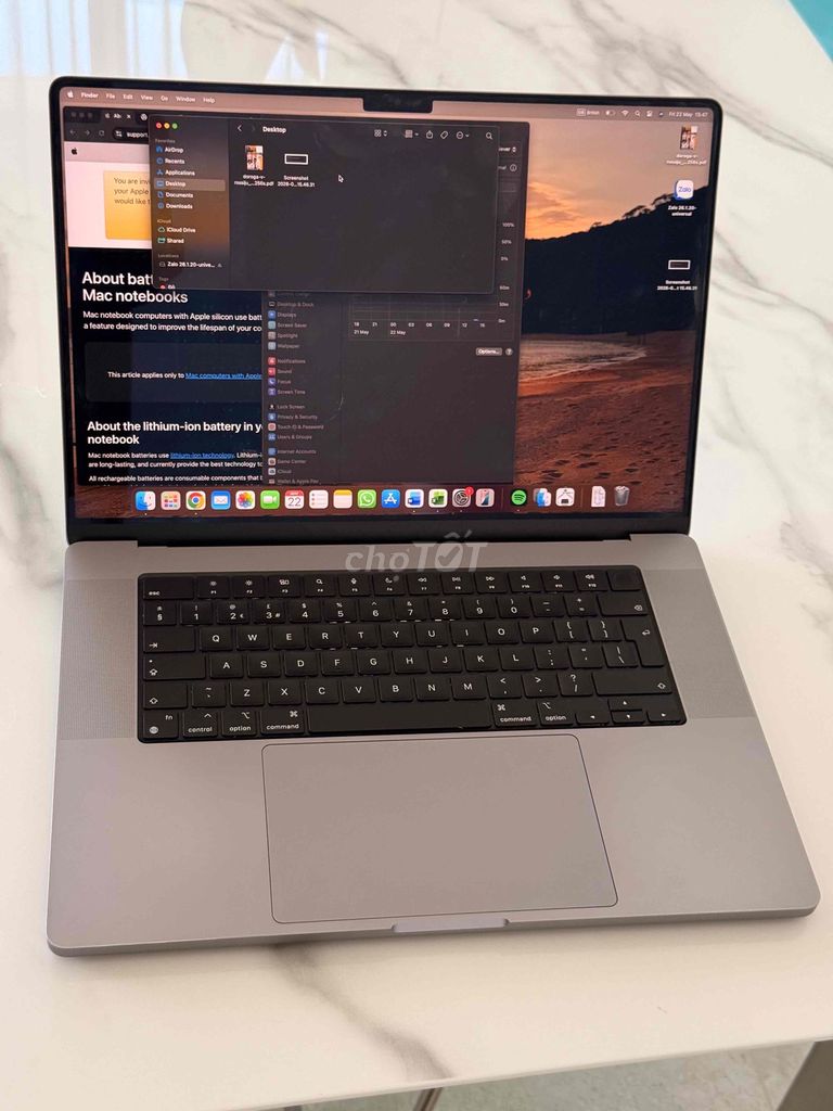 Apple Macbook Pro M1 16 inch 16GB/1TB. Mua bán Laptop tại Thành phố Thủ Đức Tp Hồ Chí Minh được đăng bởi Kiều Anh hình 1