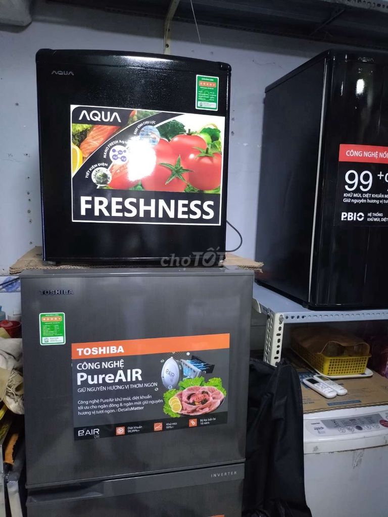 Tủ lạnh mini Aqua 60 lít Đen cũ. Mua bán Tủ lạnh tại Quận Tân Bình Tp Hồ Chí Minh được đăng bởi Trung điện lanh hình 1