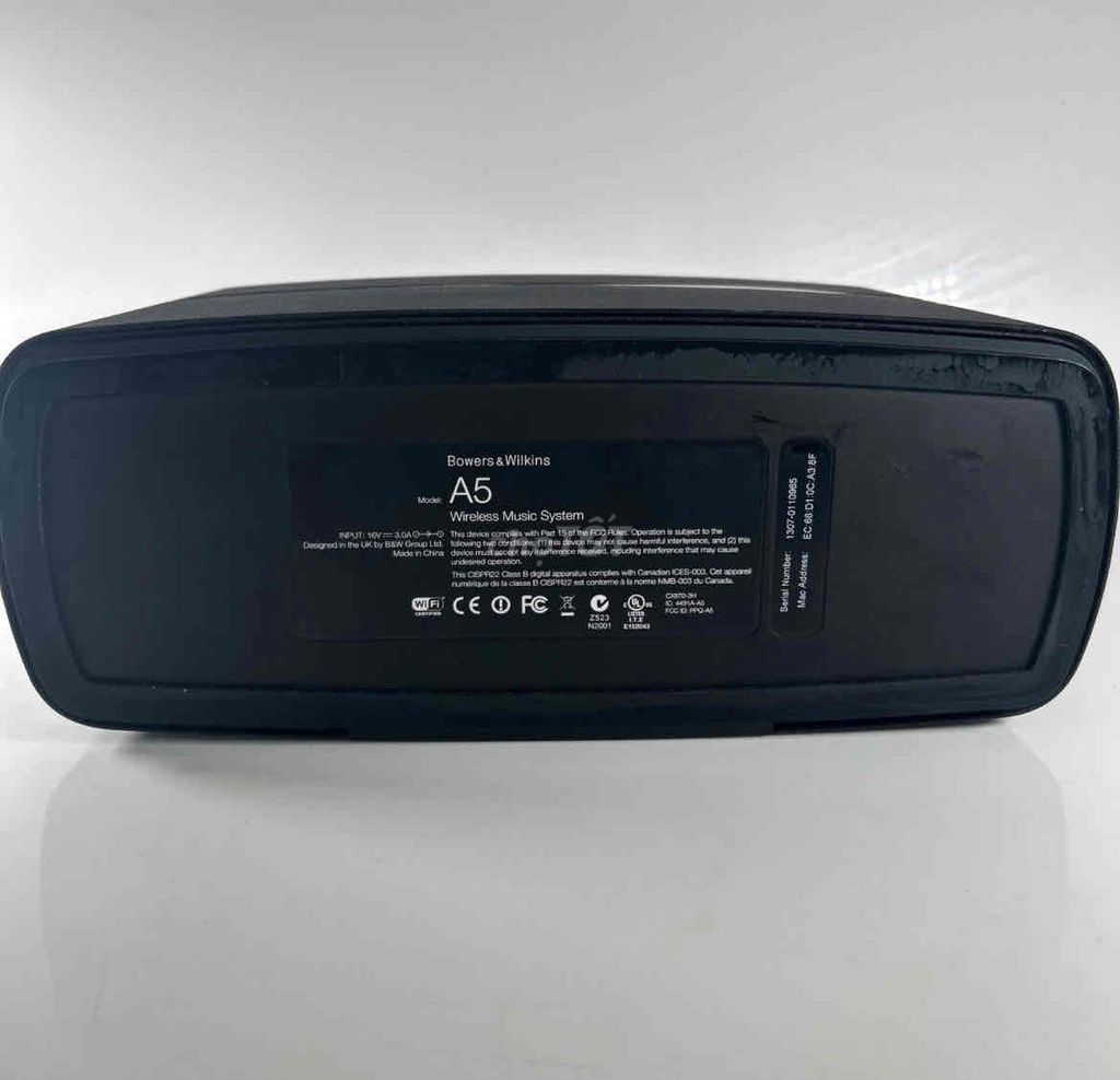 Loa Bowers & Wilkins A5, xuất sứ Anh (airplay)