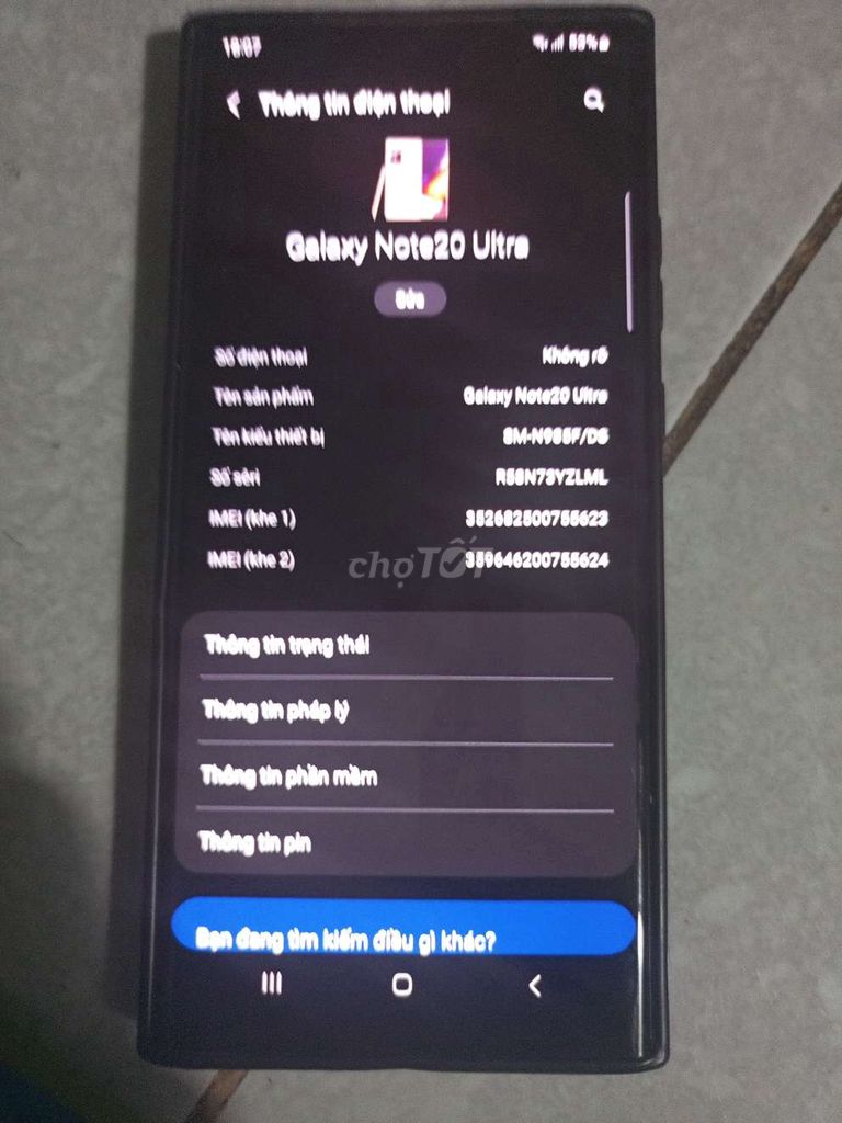 Samsung Galaxy Note 20 Ultra Hồng. Mua bán Điện thoại tại Thành phố Biên Hòa Đồng Nai được đăng bởi Hải Trung hình 1