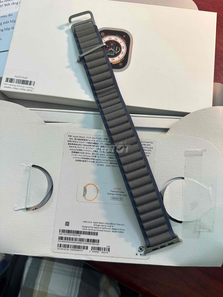 thanh lý dây đeo chính hãng ultra 49mm kèm box. Mua bán Thiết bị đeo thông minh tại Quận Cầu Giấy Hà Nội được đăng bởi Minh Khuê hình 1