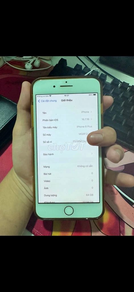 Apple iPhone 8 Plus 64GB Quốc tế. Mua bán Điện thoại tại Quận 1 Tp Hồ Chí Minh được đăng bởi Hội Đồ Điện Tử hình 1