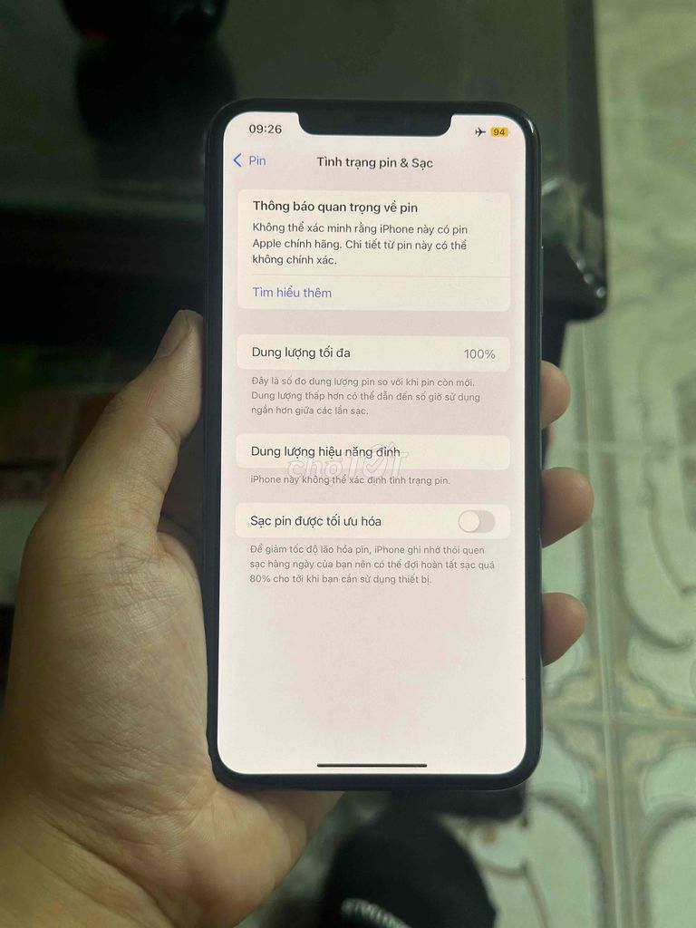 XS Max zin đẹp nguyên bản pin 100%. Mua bán Điện thoại tại Quận Ngô Quyền Hải Phòng được đăng bởi Sữa hình 1