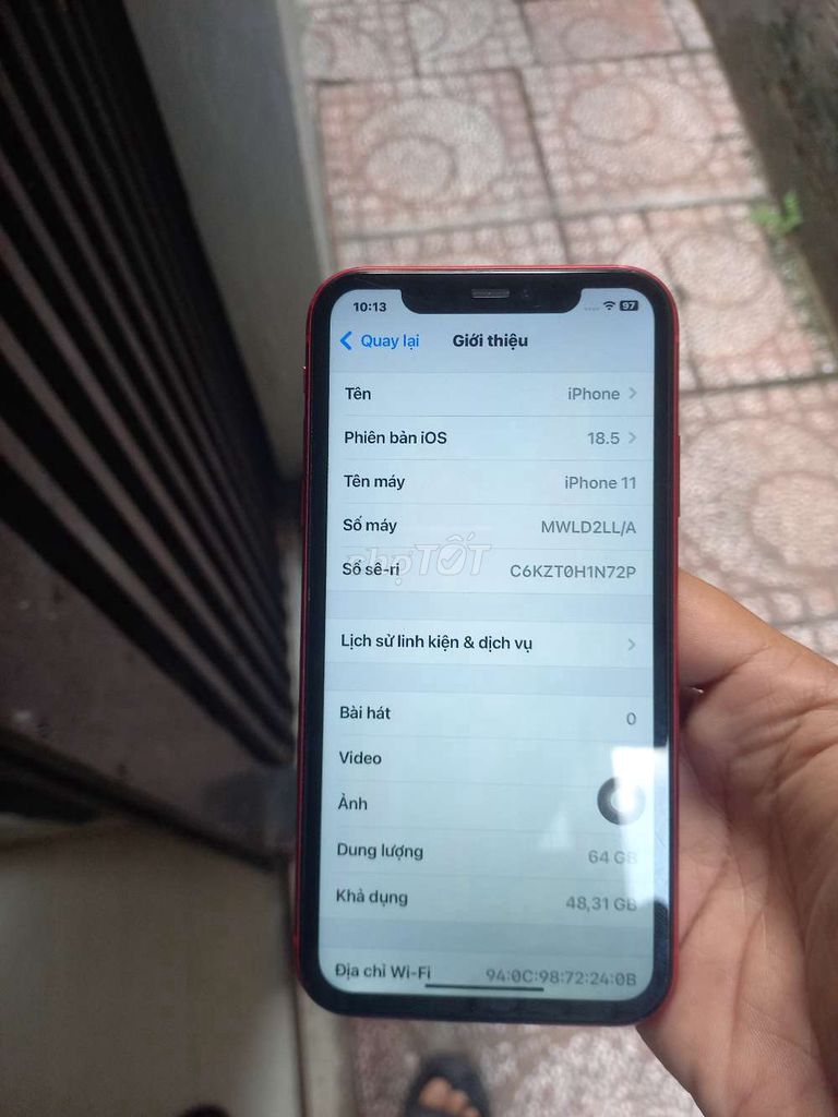 Apple iPhone 11 64GB Đỏ. Mua bán Điện thoại tại Quận 7 Tp Hồ Chí Minh được đăng bởi nguyentuanthanh hình 1